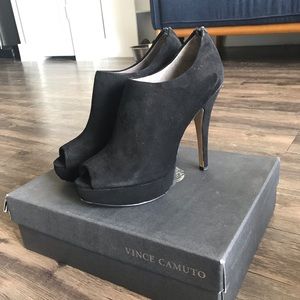 Suede Heeled Booties